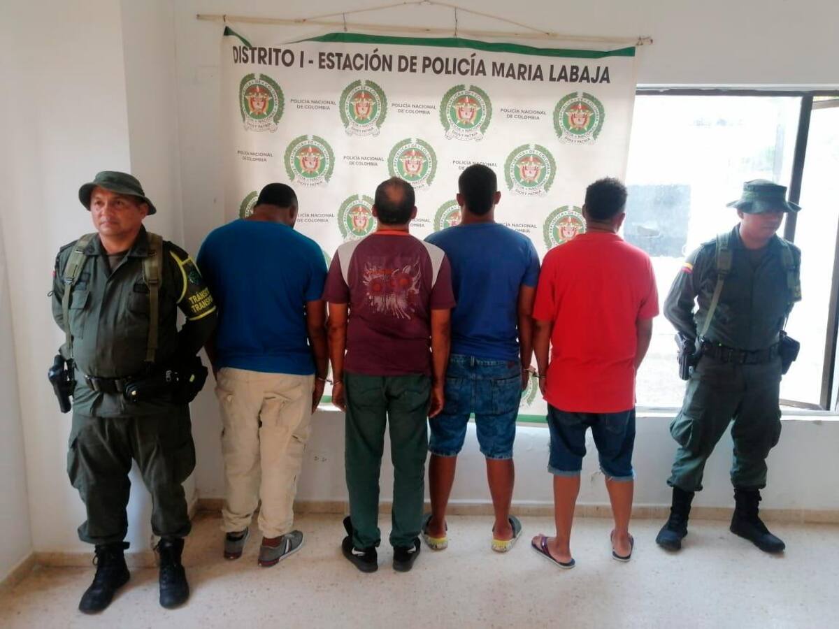 Los capturados quedaron a disposición de la Fiscalía.