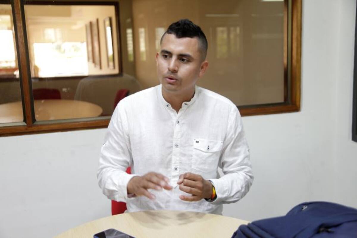 Deyder Henriquez, integrante de la Mesa Nacional de Víctimas. Aroldo Mestre/ El Universal.