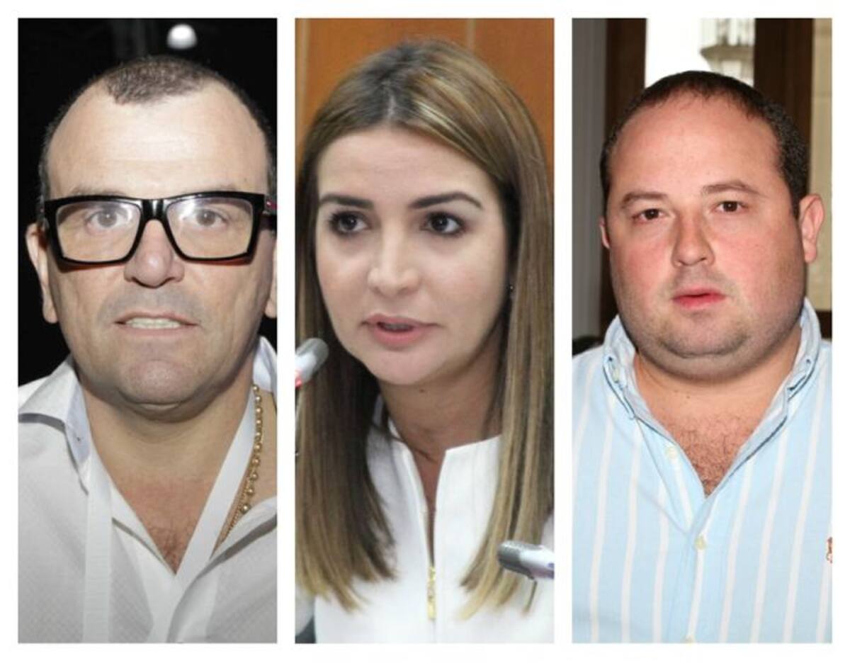 Hernando Padauí, Nadia Blel y Fernando Araújo, congresistas bolivarenses Archivo