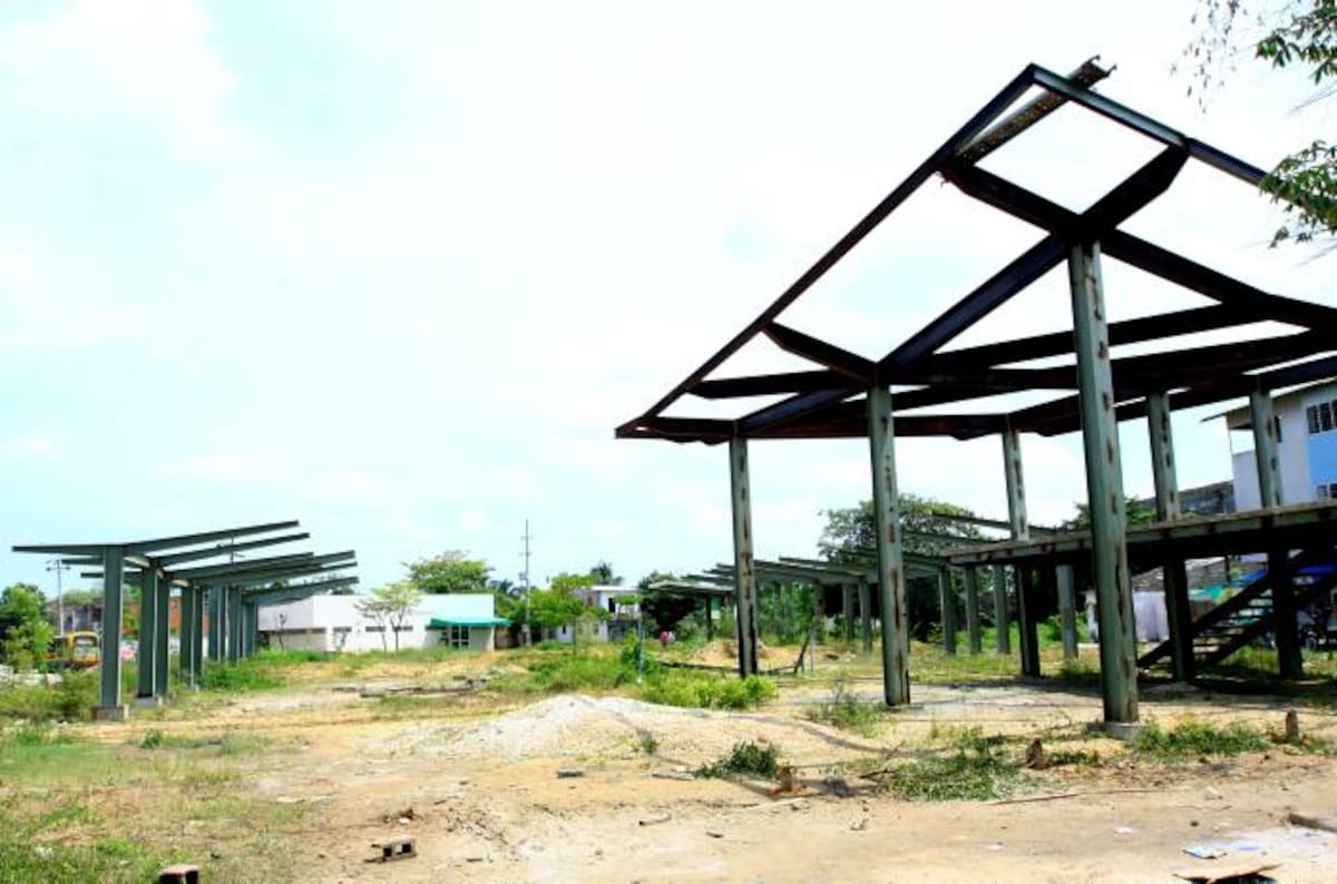 En los trabajos que se han realizado en el parque del sector Corazón de Jesús se han invertido cerca de $1.170 millones, pero aún faltan $400 para culminarlos. CORTESÍA CLAUDIA FORTICH - Q`HUBO CARTAGENA