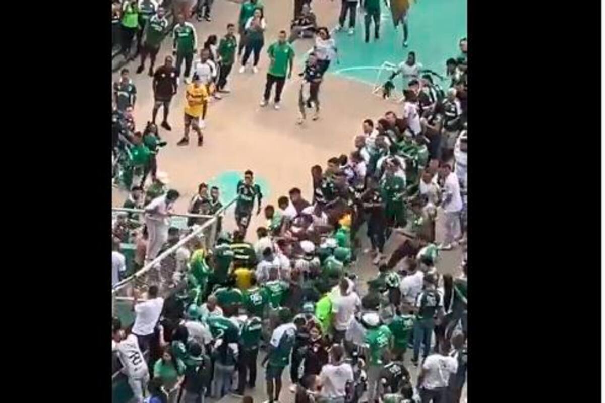 Brutal agresión de hinchas del Cali a un hombre que sería seguidor de América