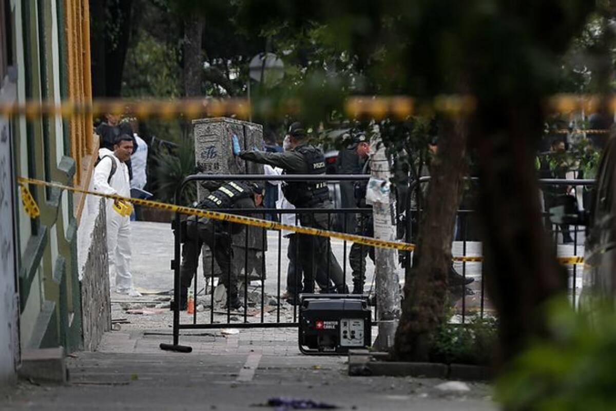 En la Macarena se produjo la explosión. Colprensa.