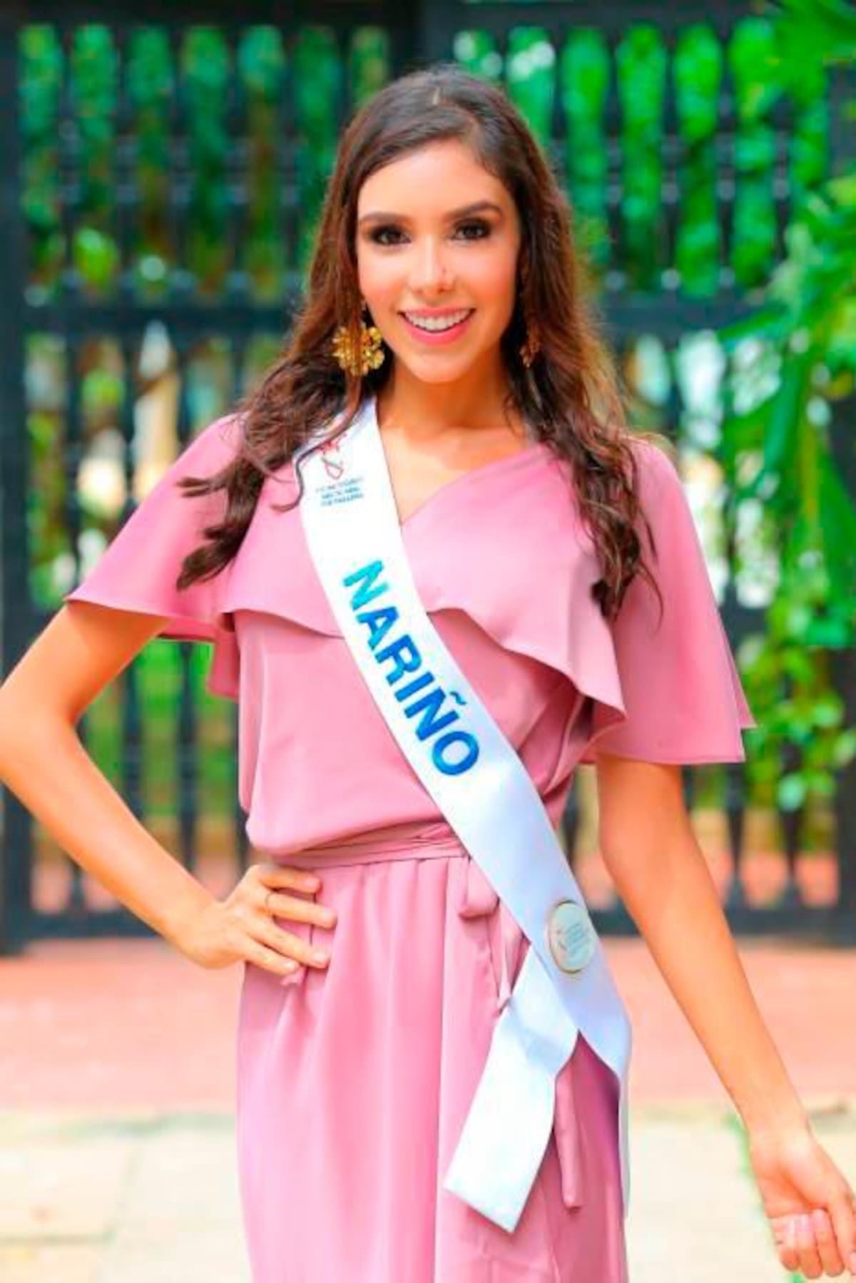 María Alejandra Enríquez Cuervo, Señorita Nariño que aspira al Concurso Nacional de Belleza. // Foto: Nayib Gaviria.