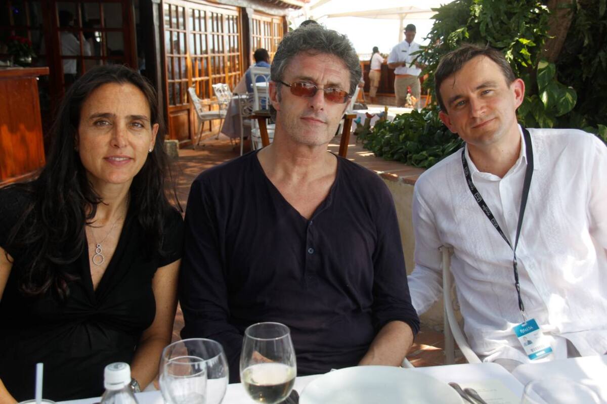 Mónika Wagenberg, Pawel Pawlikowski y Maciej Zietara.