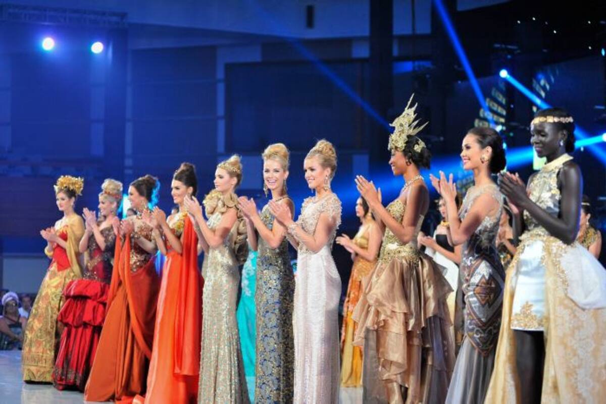 Concursantes de Miss Mundo. AFP