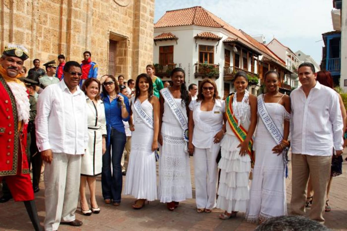 Nereida Humanes de Terán reapareció el pasado 1 de junio durante las celebraciones de los 478 años de fundación de Cartagena de Indias. Archivo