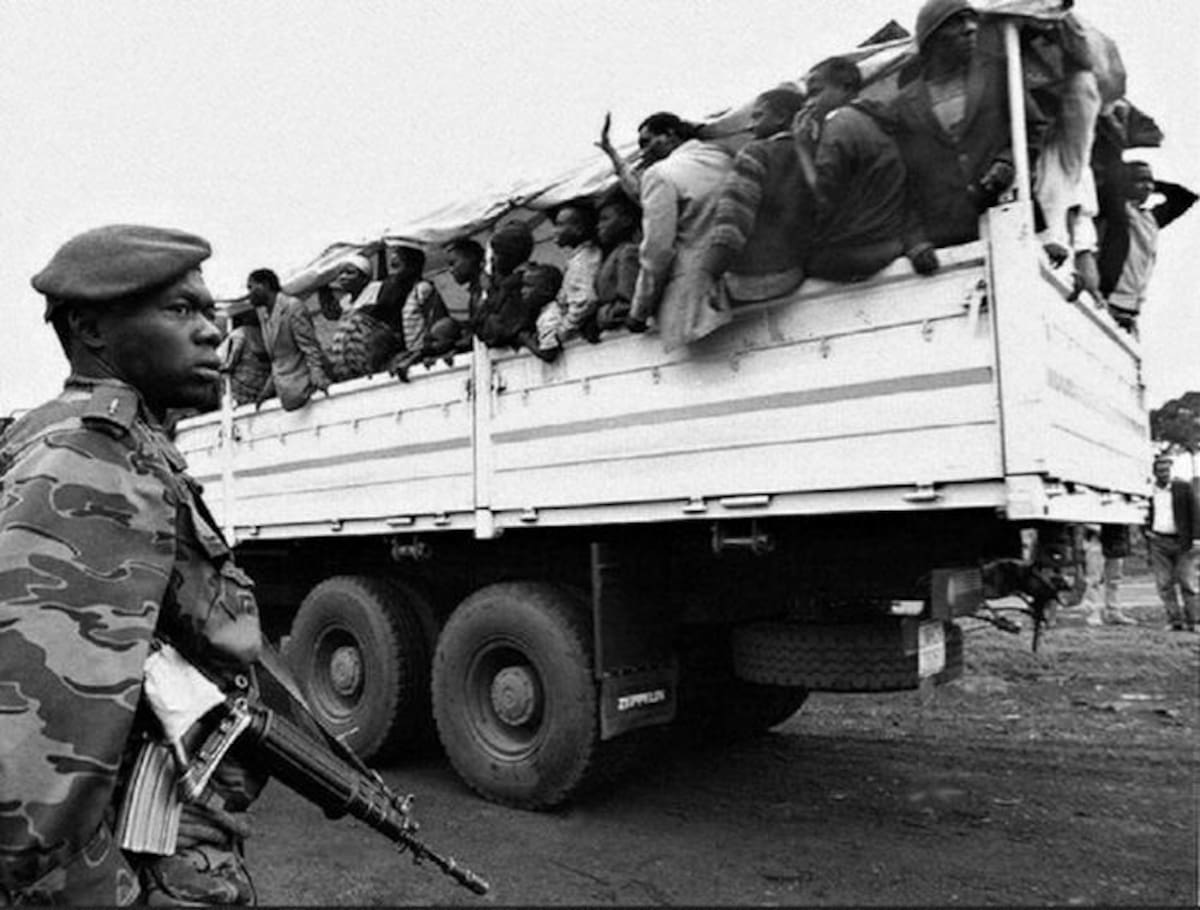 El genocidio en Ruanda sigue siendo una mancha negra en la historia de la ONU, que fue incapaz de impedir las masacres, a pesar de los 2.500 Cascos Azules desplegados en el país. REUTERS