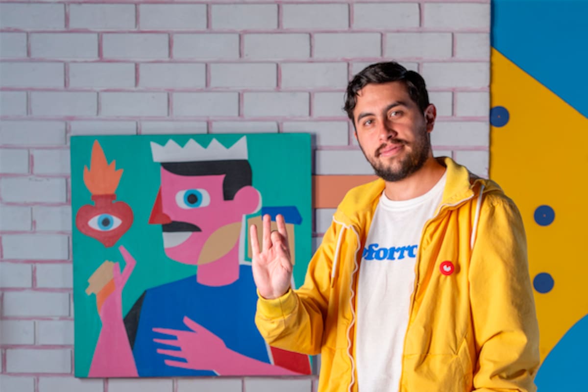 Ceroker, el artista que cuenta historias en los muros