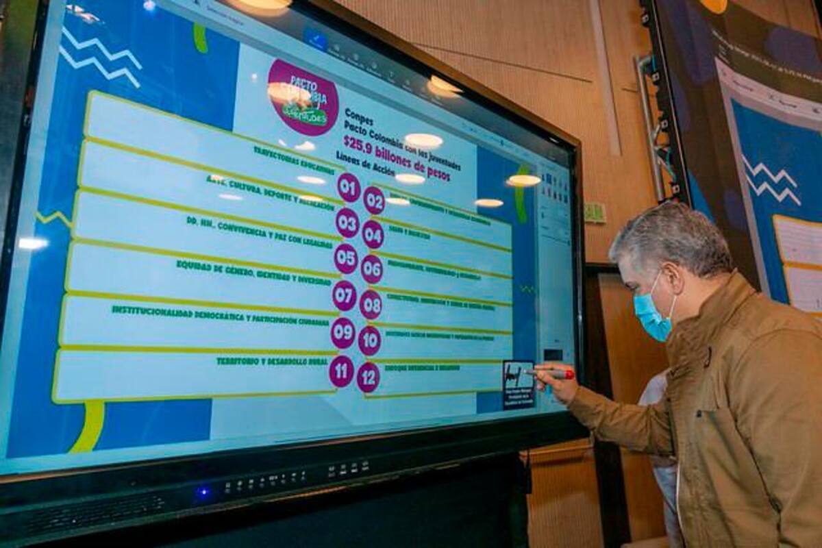 Presidente Duque firmó el Pacto Colombia con las Juventudes