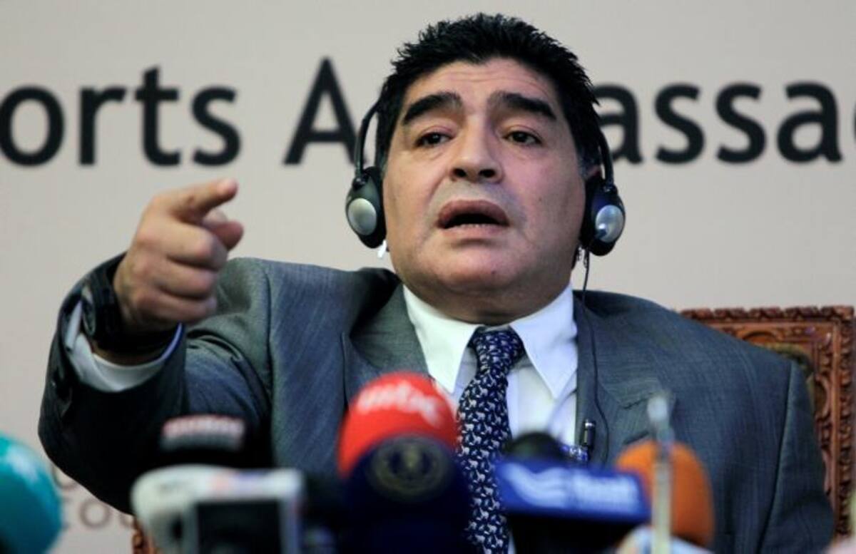 Maradona critica a Joseph Blatter. AP Kamran Jebreili