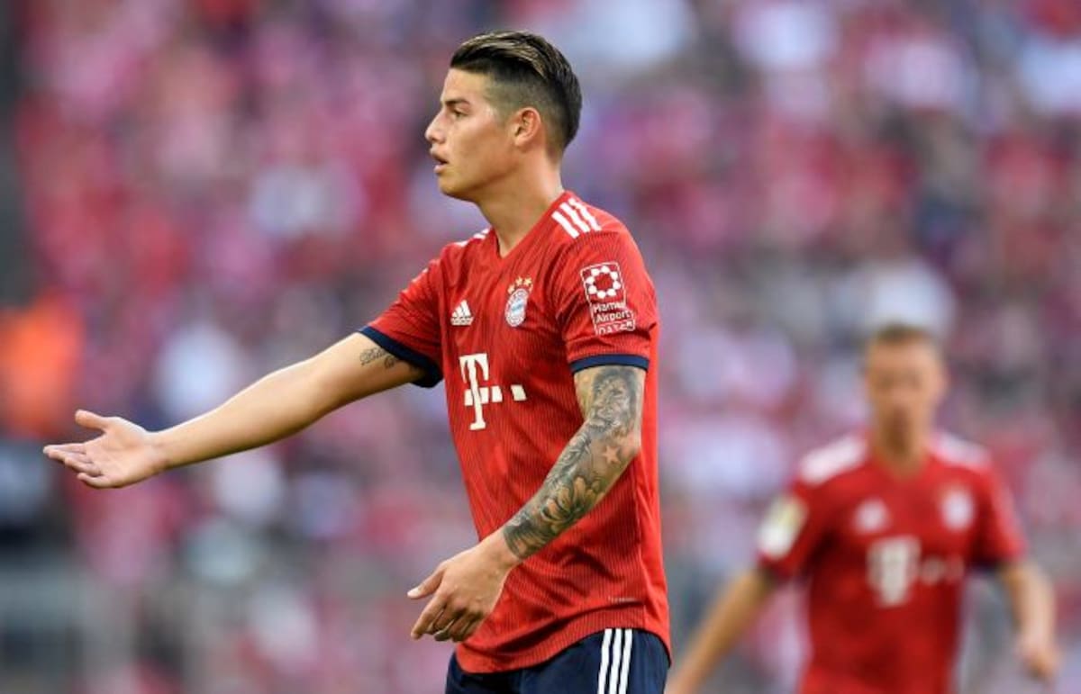 James Rodríguez. EFE DANIEL KOPATSCH