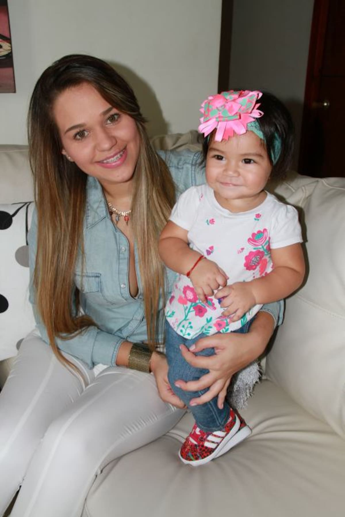Emily Castañeda y la pequeña Emily José ZENIA VALDELAMAR