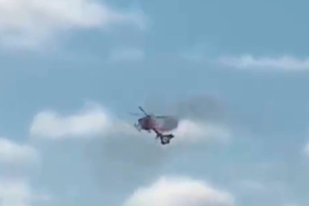 Video: helicóptero se estrelló sobre un edificio residencial; hay 2 muertos