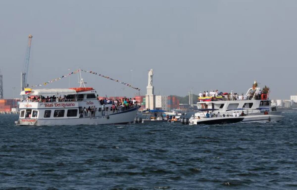 La procesión náutica se realizará a partir de las 3:00 de la tarde, zarpando desde el muelle de la Bodeguita hasta llegar al monumento de la Virgen del Carmen. Archivo.