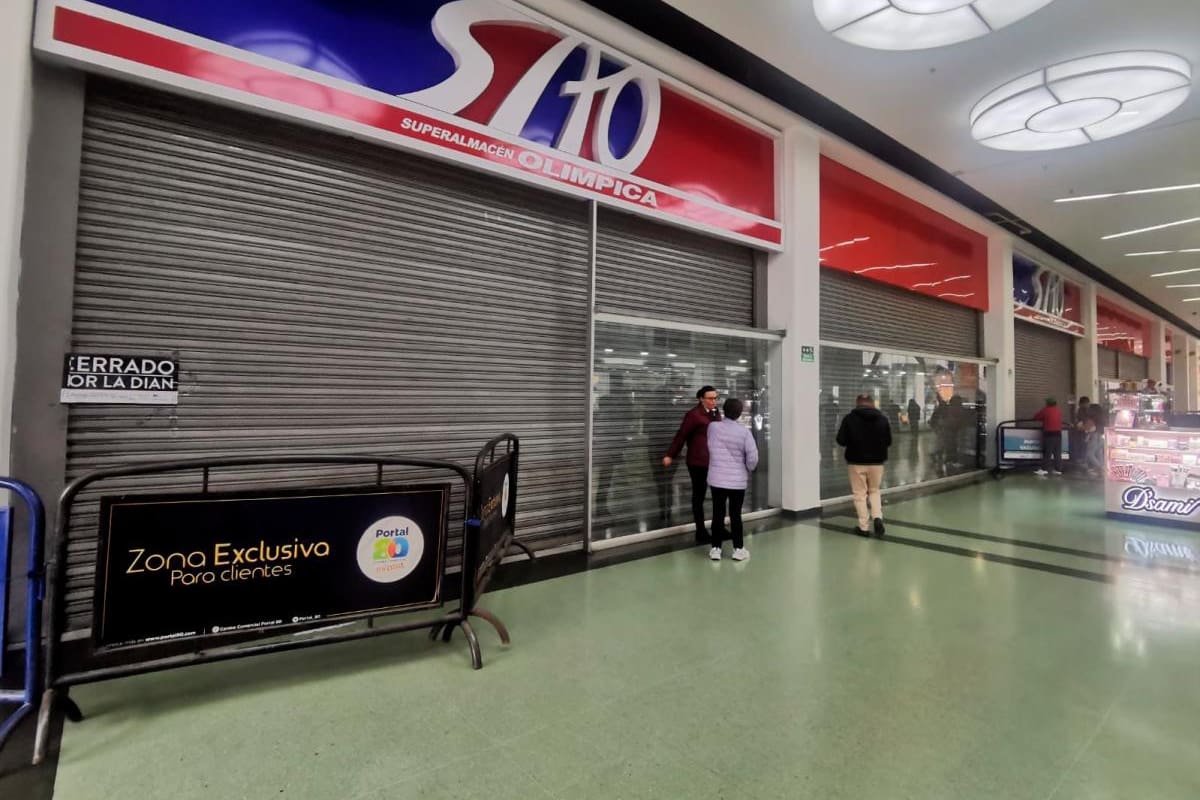 La Dian cerró un supermercado Olímpica por incumplimientos de facturación