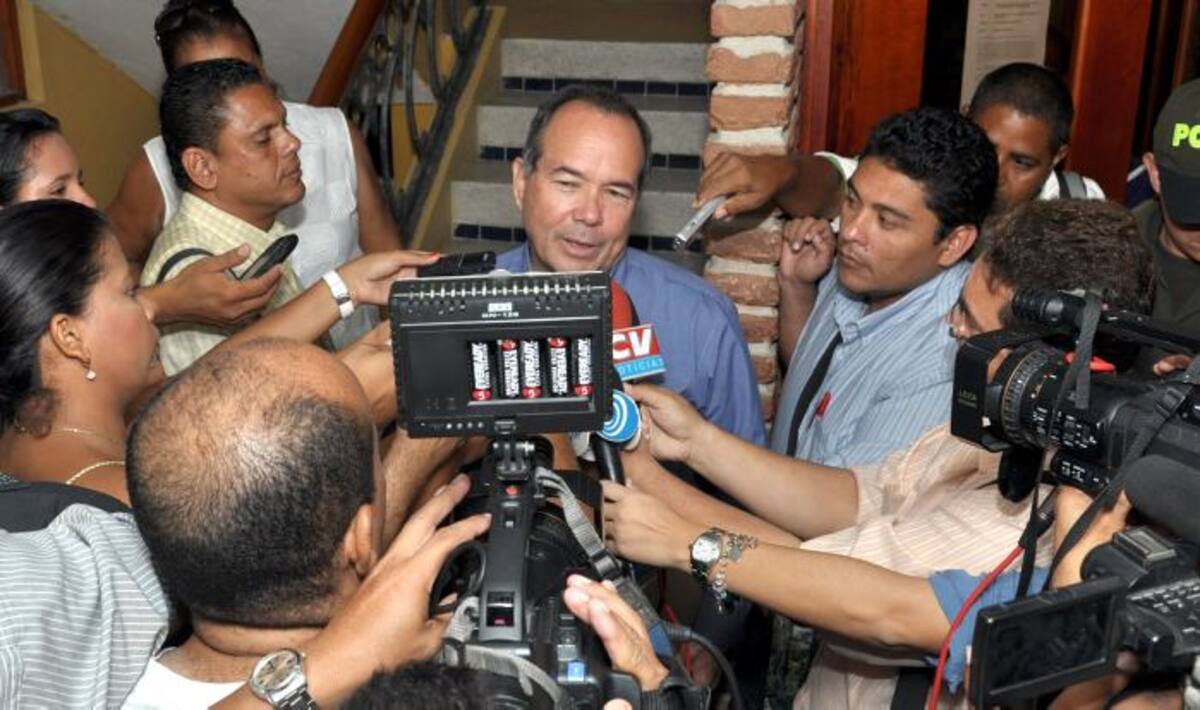 Carlos Otero, alcalde encargado de Cartagena dijo que Campo le reveló que no volvía. Rafael Zabala, cortesía