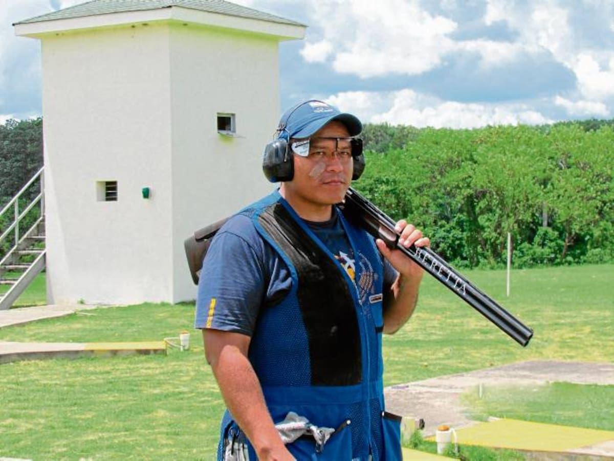 Nicolás Tordecilla Guerra, talento cordobés que viene de destacarse en el evento de la Federación Colombiana de Tiro Deportivo. REACCIÓN DIARIO /EL UNIVERSAL