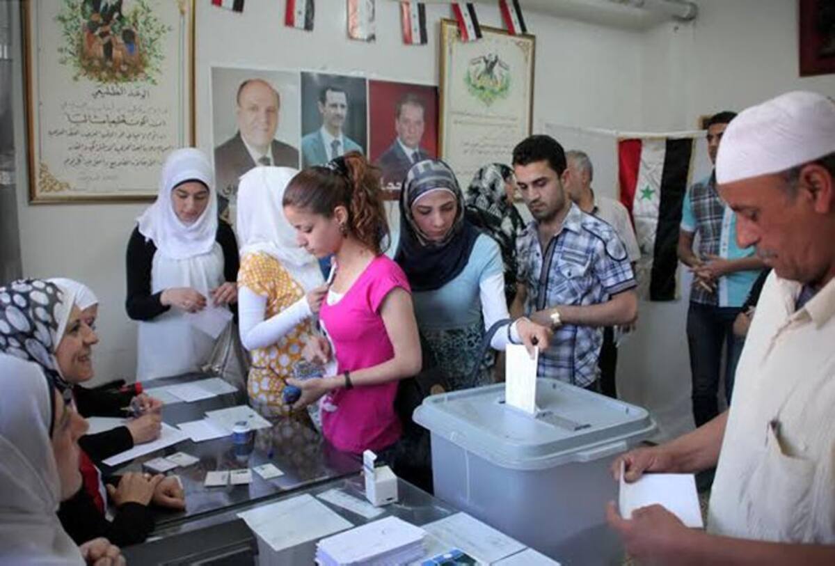 Elecciones presidenciales en Siria. AFP
