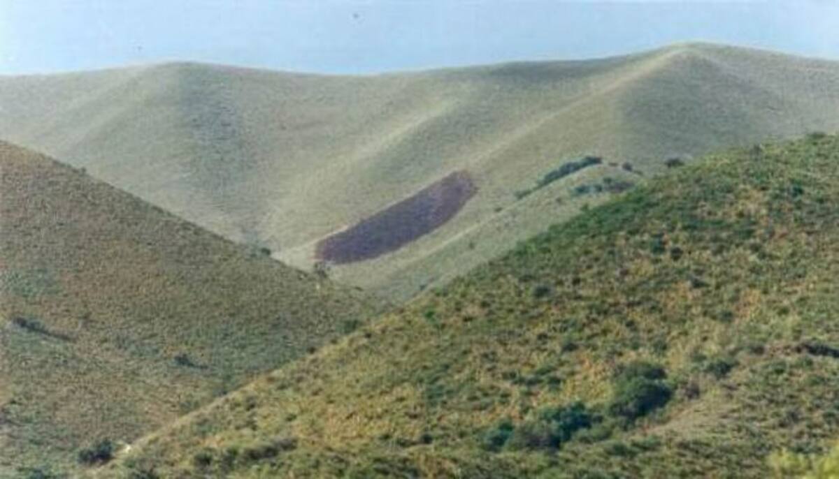 La huella del Parajillo, Argentina. Lugar donde según aterrizó una nave extraterrestre.
