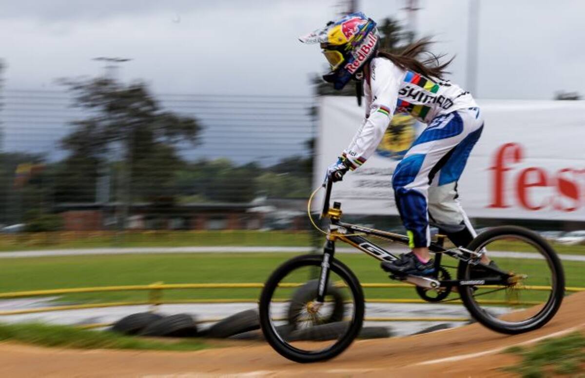 Mariana Pajón lidera la selección Colombia de BMX. COLPRENSA