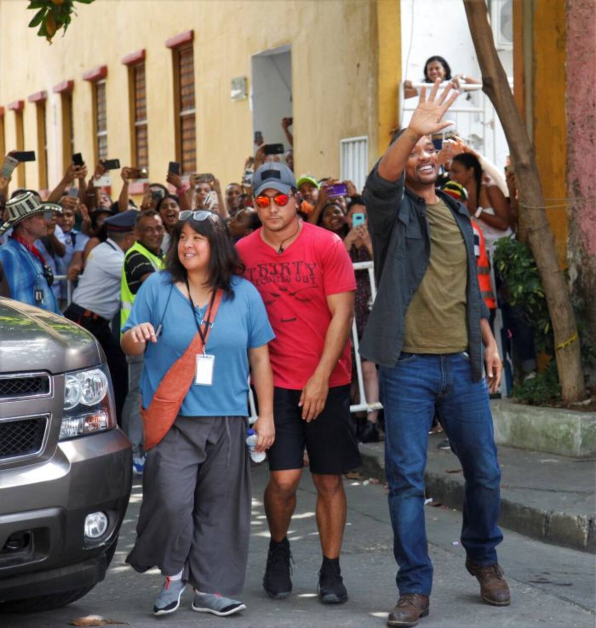 Fotos del detrás de cámara de la película Gemeni Man con el actor Will Smith El Universal