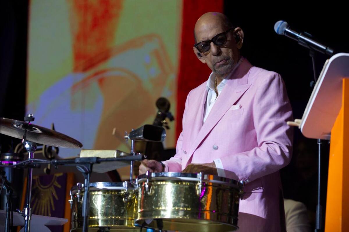 El timbalero Willie Rosario celebró sus 100 años junto a Gilberto Santa Rosa