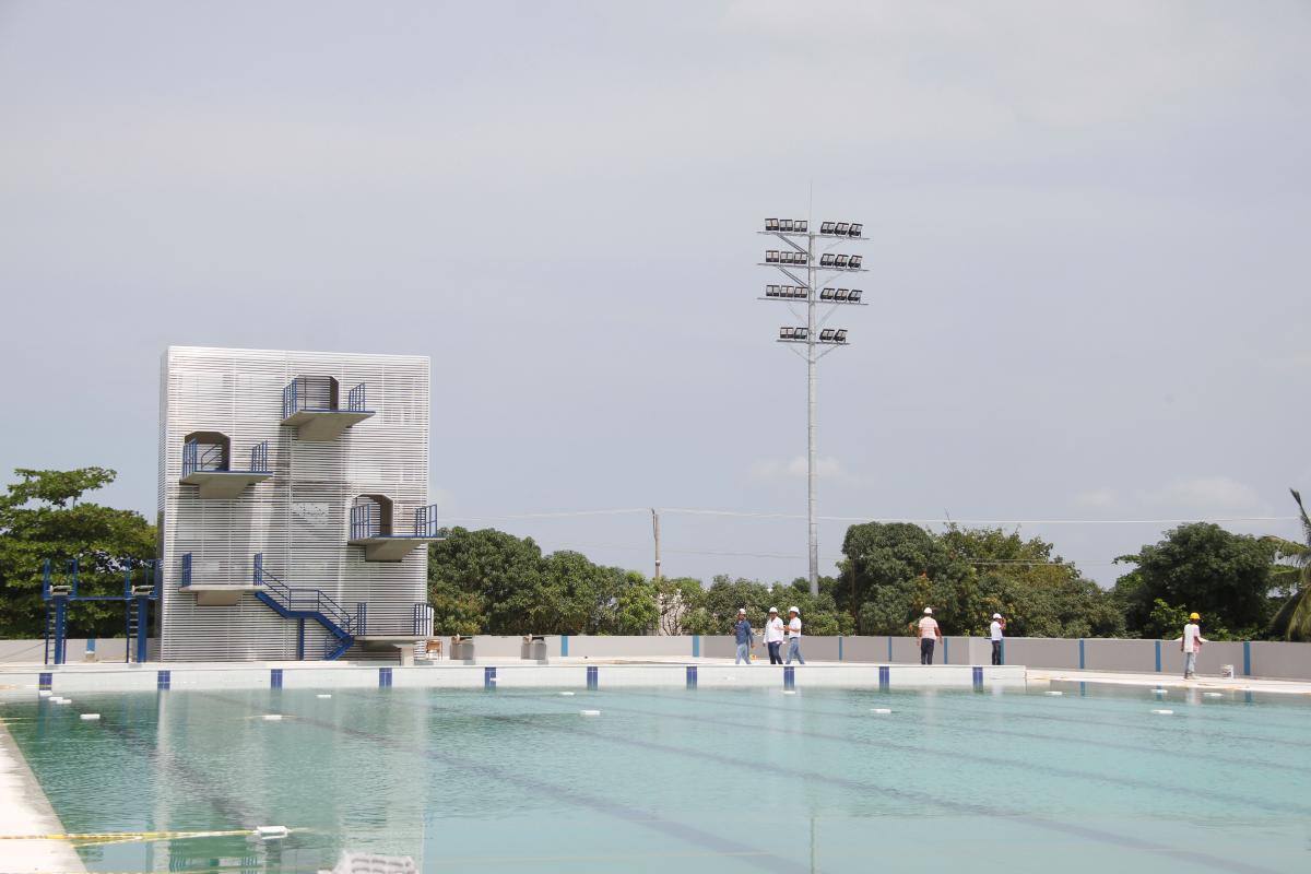 El Complejo Acuático Jaime González está listo. //Luis eduardo herrán/el universal