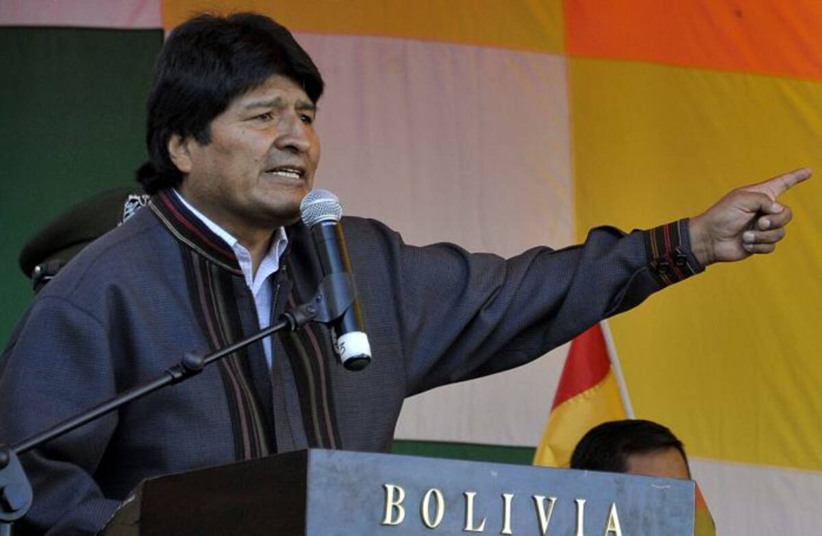 Evo Morales, presidente de Bolivia. AFP FREDDY ZARCO