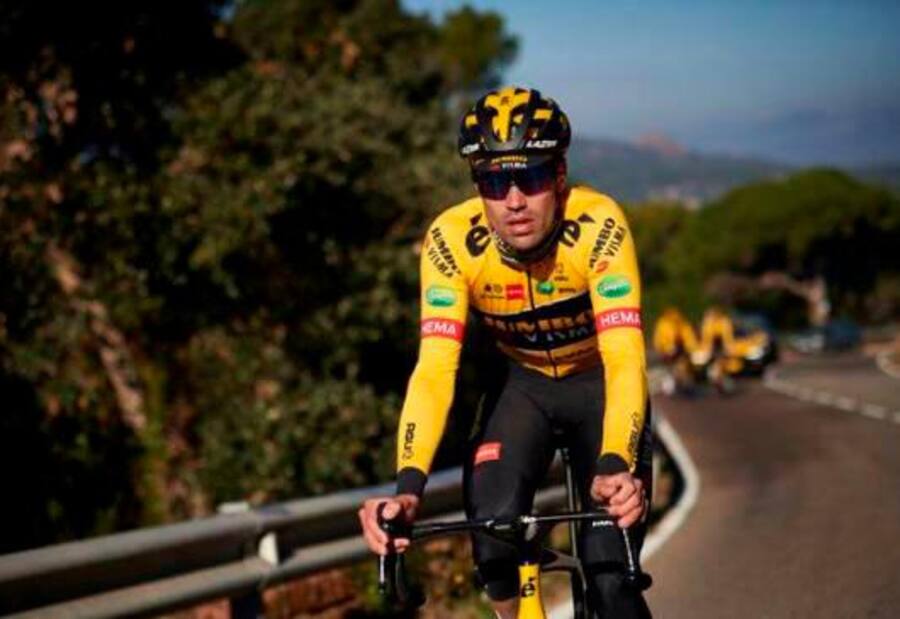 Tom Dumoulin se prepara para el Giro de Italia en carreteras de Colombia
