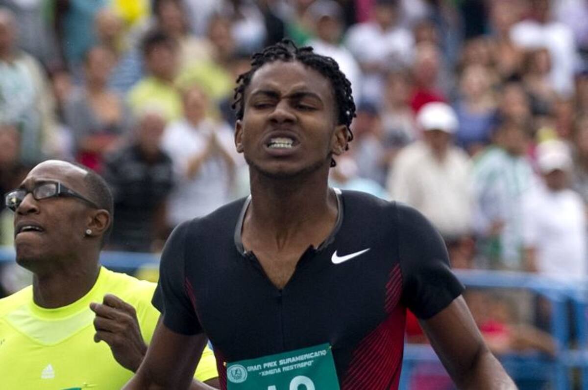 Diego Palomeque, atleta colombiano. AFP RAUL ARBOLEDA