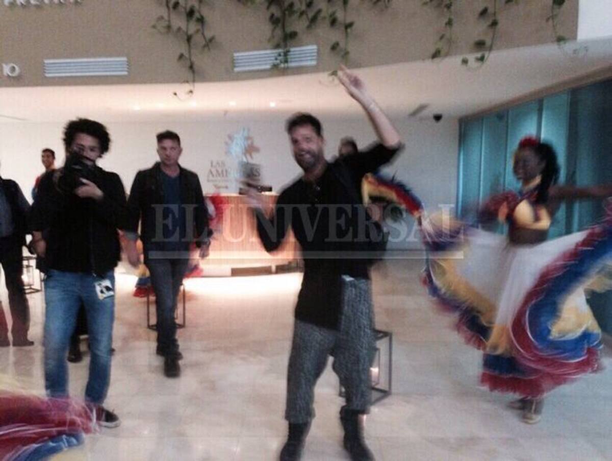 Ricky Martin en Cartagena. EL UNIVERSAL