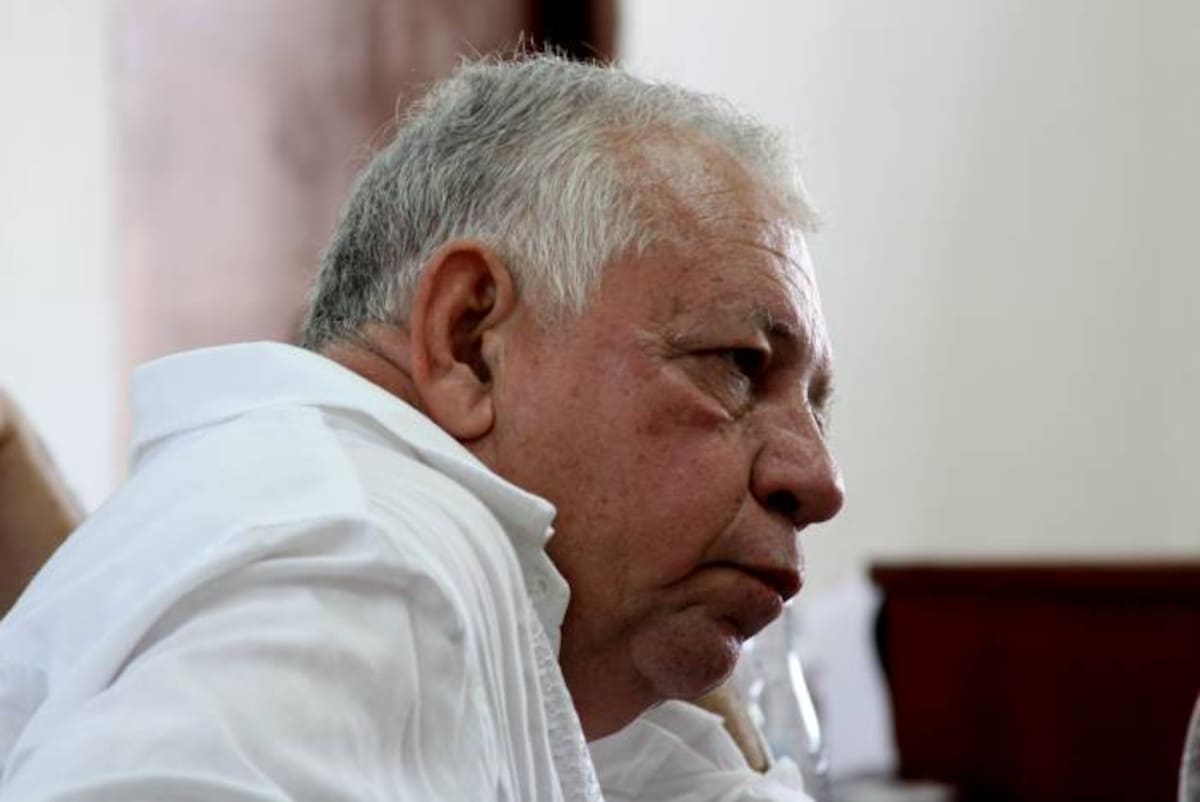 Alberto Jacinto Vásquez Vásquez, notario único de San Jacinto. EL UNIVERSAL, GERMÁN GÓMEZ POLO