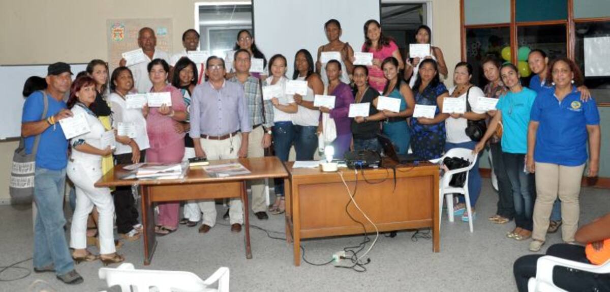 Este es el grupo de líderes certificados CORTESÍA