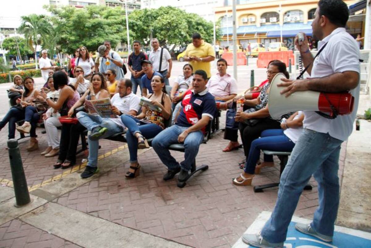 La protesta se realizó esta mañana en la Plazoleta Benkos Biohó. AROLDO MESTRE - EL UNIVERSAL