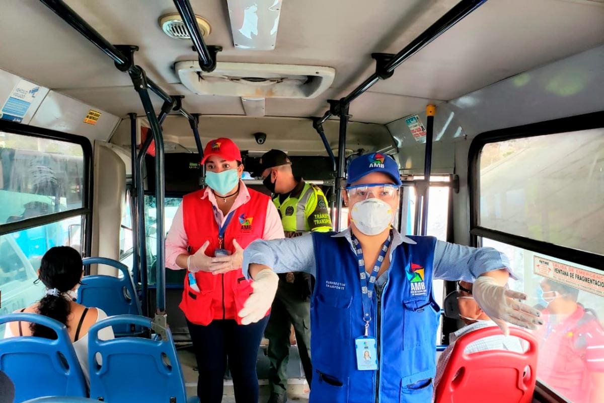 Se garantiza movilidad de usuarios del transporte público en Barranquilla