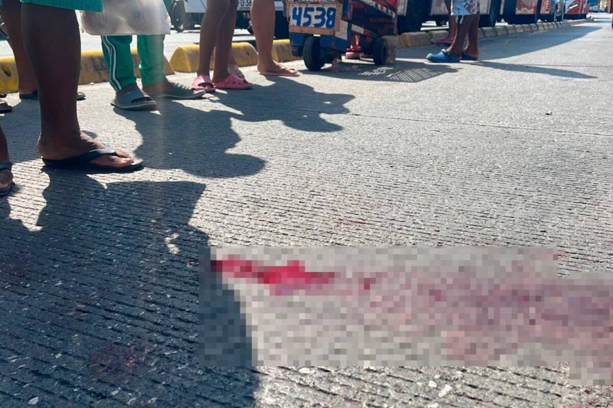 Le robó a pasajera y mientras huía fue arrollado por bus de Transcaribe