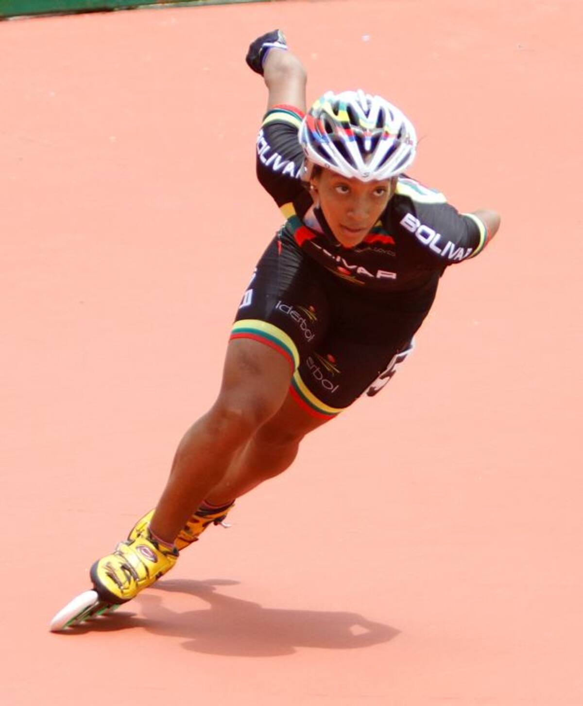 Elizabeth Arnedo, patinadora de Bolívar Archivo