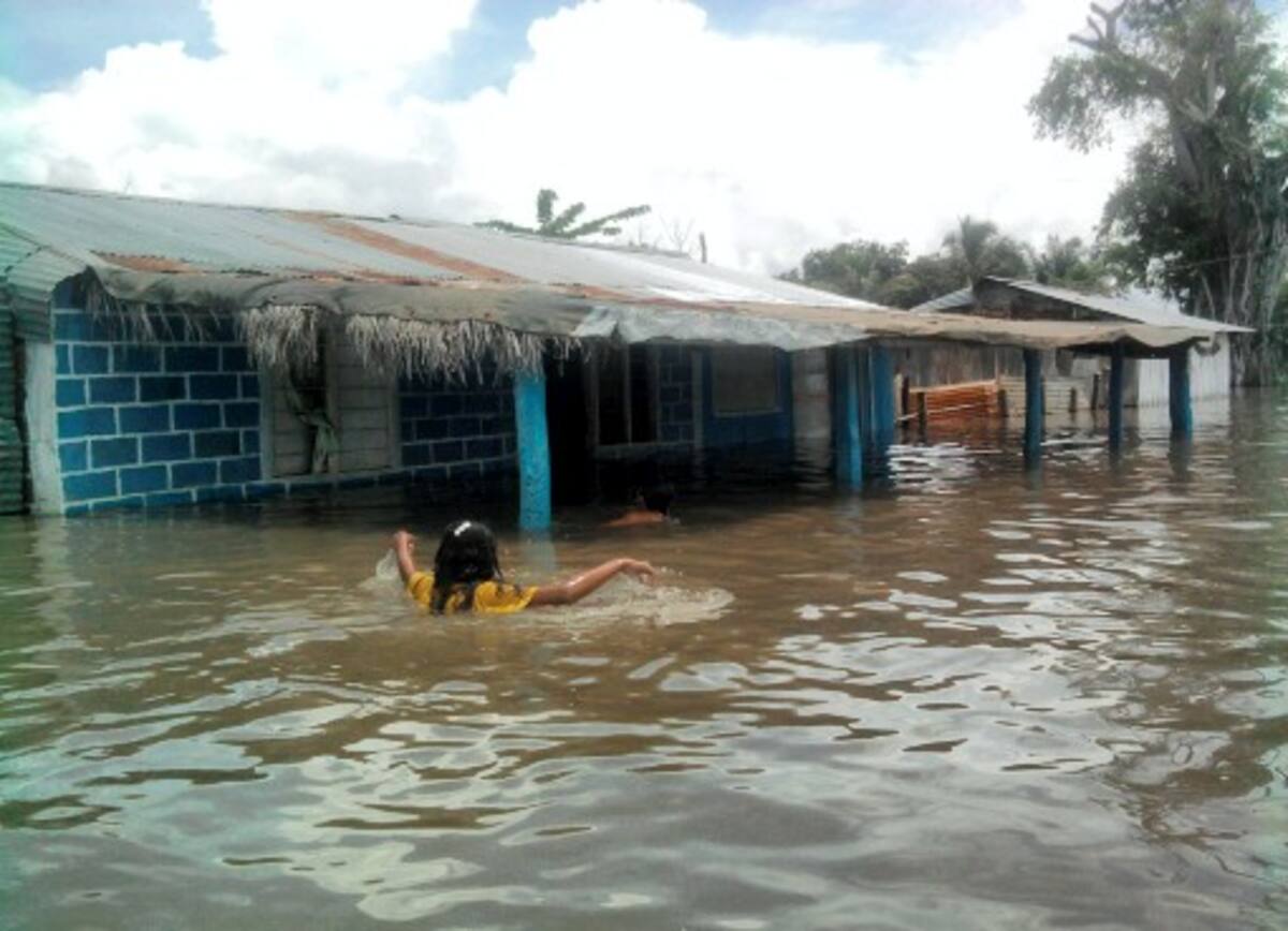 El 100% del territorio de Cantagallo está inundado, reportan las autoridades municipales. CORTESÍA: ESSA