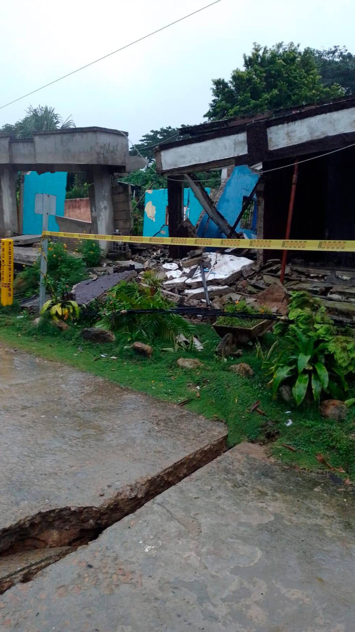 Estragos de las lluvias en el municipio de Piojó. //Cortesía.