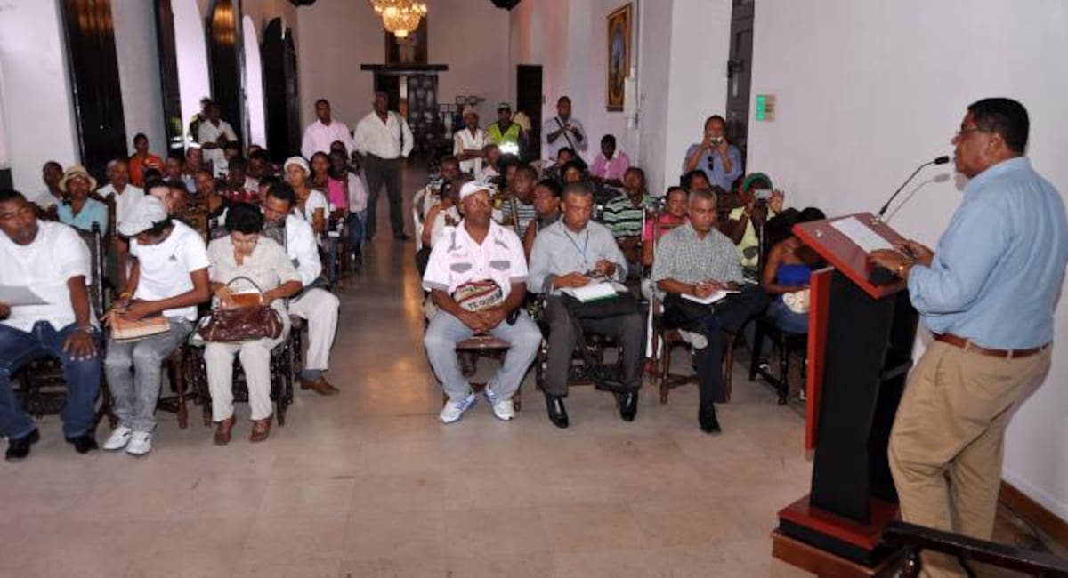A la reunión asistieron representantes de los 22 consejos comunitarios de Cartagena. FOTO CORTESIA