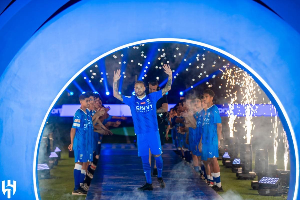 Videos: así fue la presentación de Neymar Jr en Al Hilal