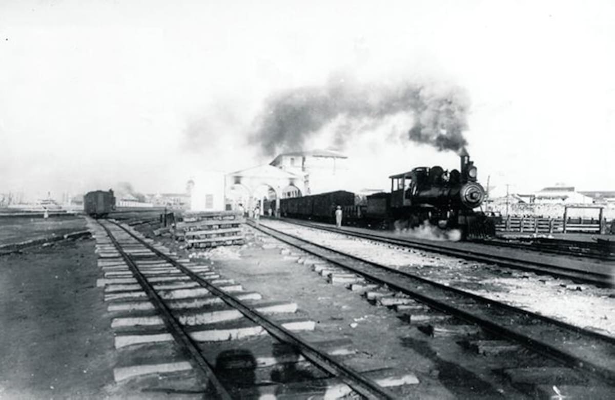 Cartagena tuvo tren desde 1894 hasta 1950. FOTOS: FOTOTECA HISTÓRICA DE CARTAGENA