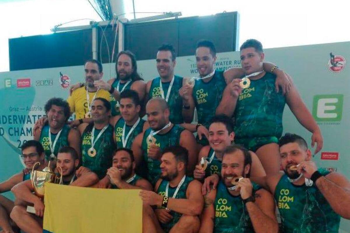 ¡Histórico! Colombia gana el Mundial de Rugby Subacuático