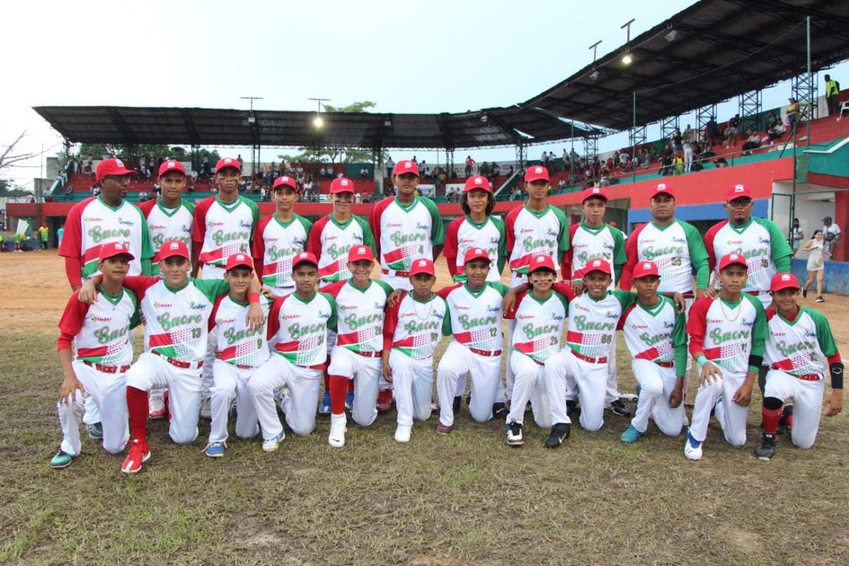 Nacional de Béisbol U14: Sucre y Bolívar ganaron en la cuarta jornada