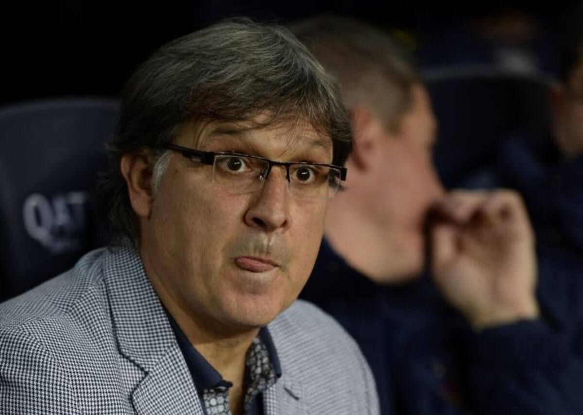 Tata Martino dijo que le gustó el cruce con Manchester City en octavos de final de la Champions League. AFP LLUIS GENE