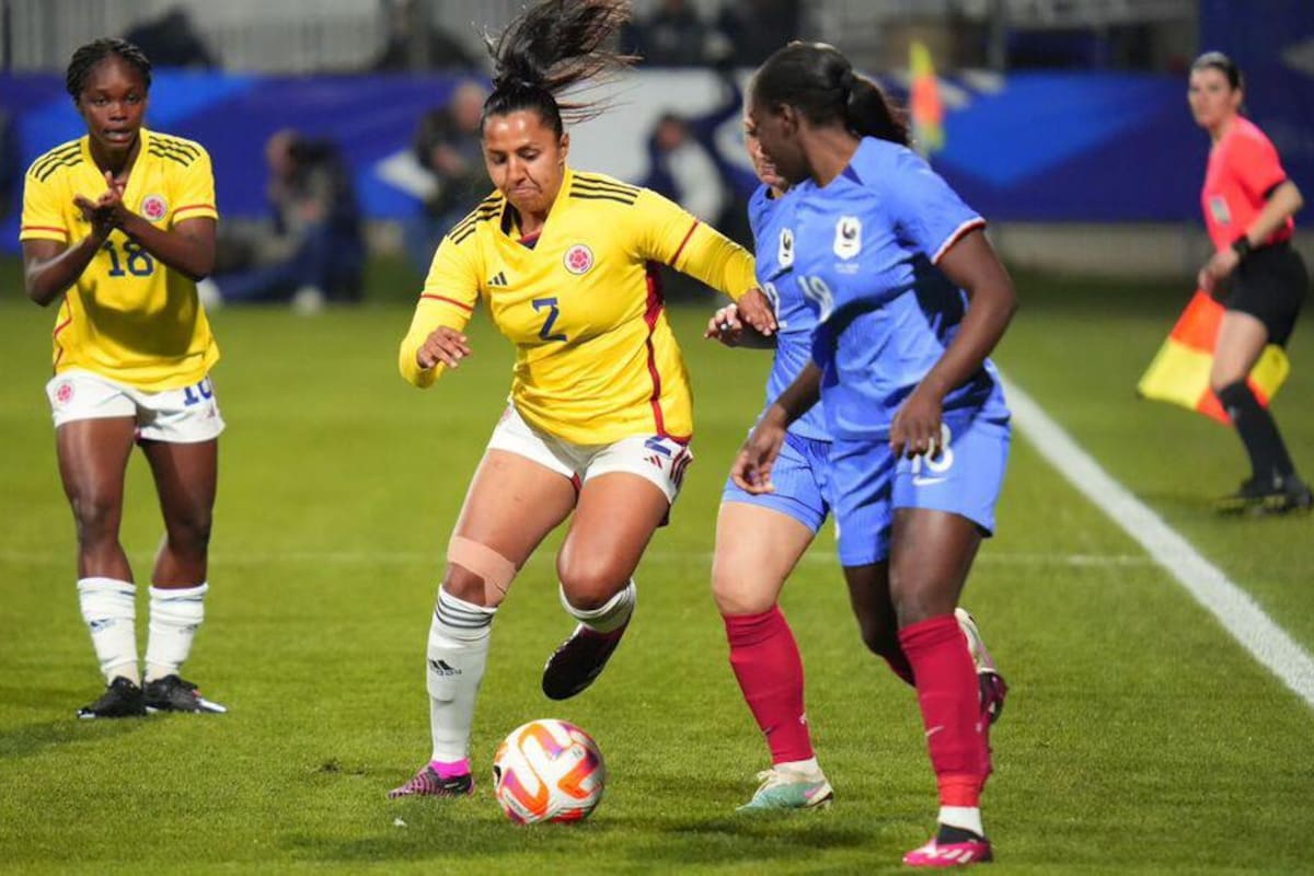 Francia goleó a la Selección Colombia femenina que se alista para el Mundial