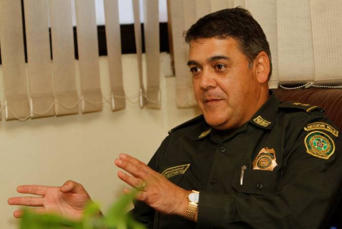El brigadier general Ricardo Restrepo Londoño, es el comandante de la Regional Ocho de la Policía Nacional, la cual cubre los departamentos de Atlántico, Bolívar, Magdalena, Sucre y La Guajira. JULIO CASTAÑO BELTRÁN - EL UNIVERSAL