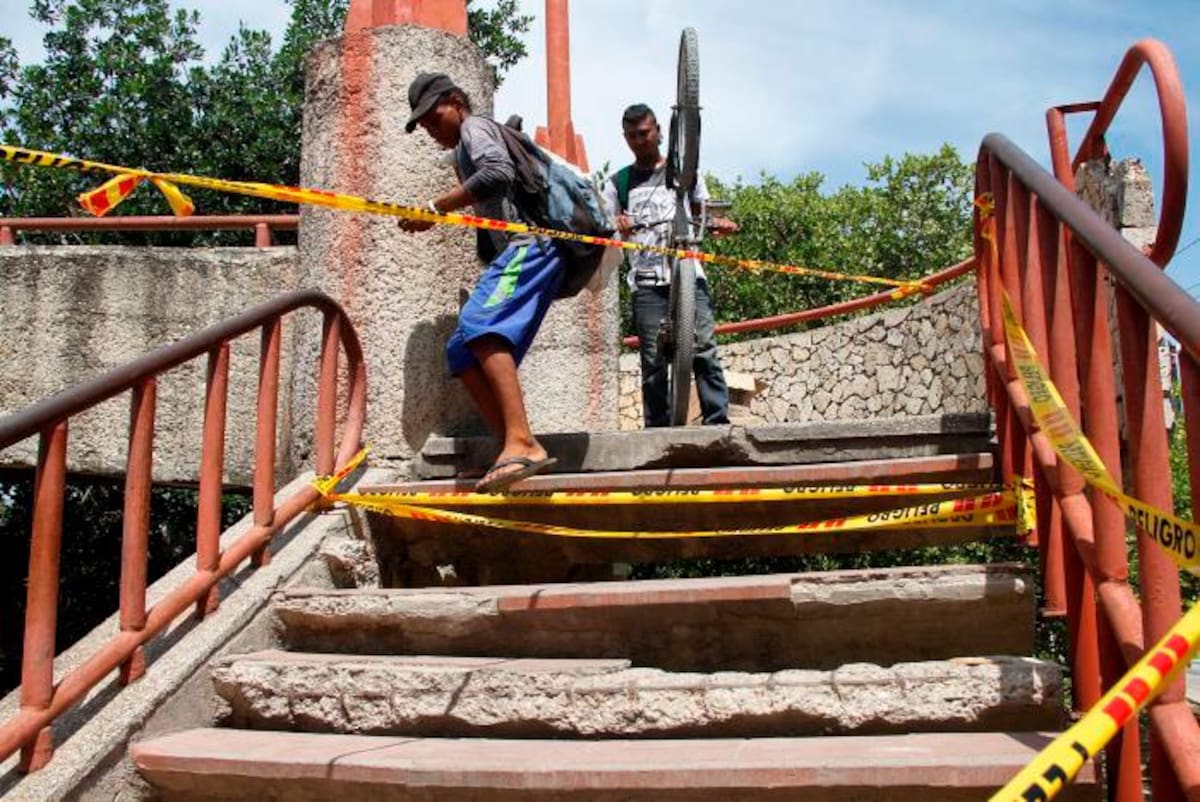 Con la intervención del puente Crespito se mitigará el riesgo y solucionará la movilidad a los habitantes de los barrios Crespo, Crespito, 7 de Agosto y Santa María. //LUIS EDUARDO HERRÁN-EL UNIVERSAL