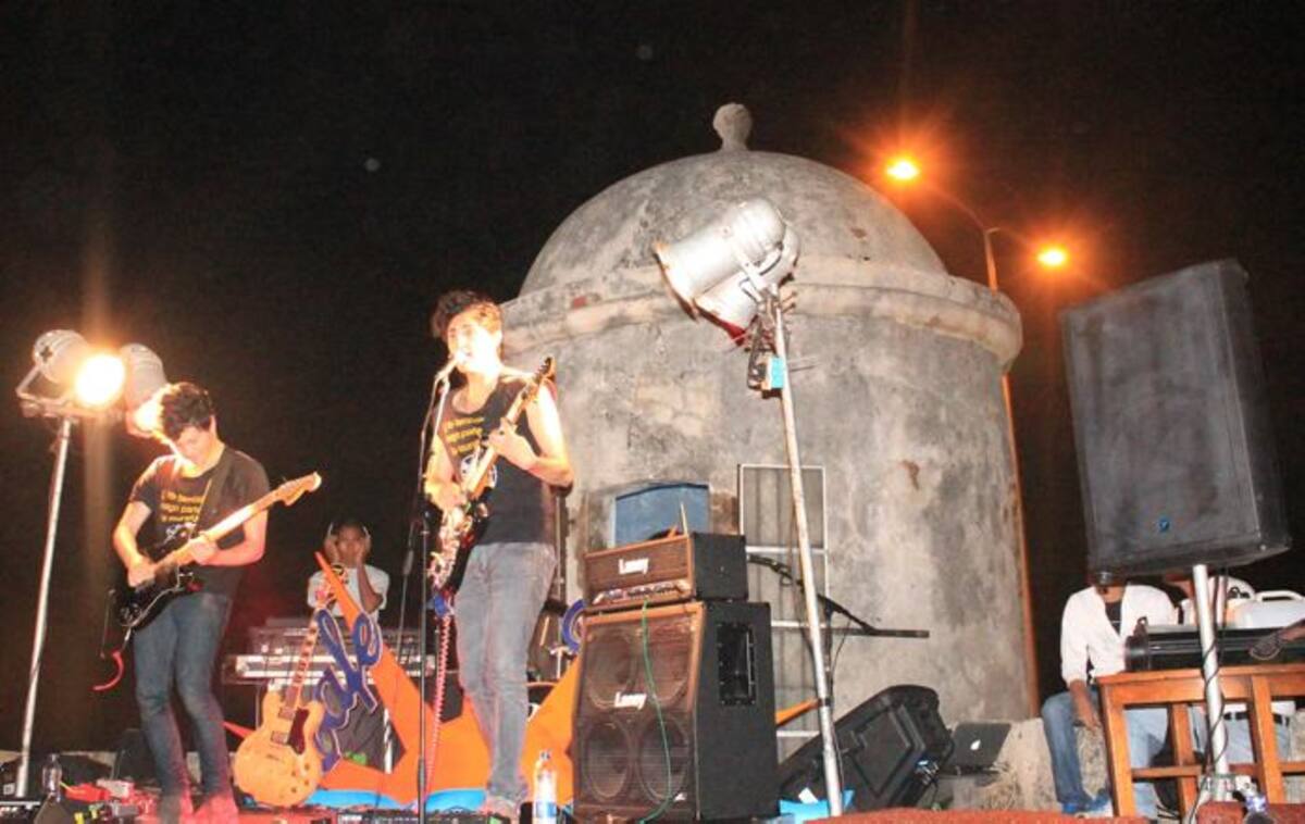 La banda Telebit estuvo presente en la jornada. CORTESÍA