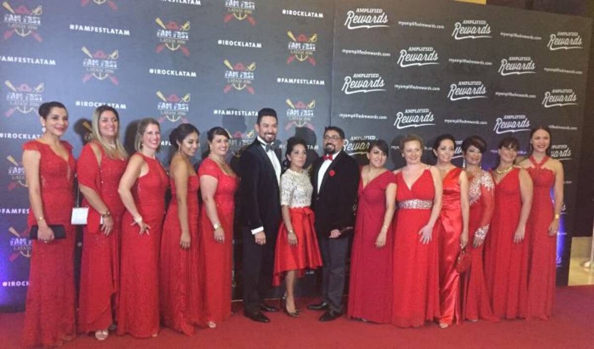 Equipo Directivo Hard Rock Hotel, en la noche de gala Cortesía